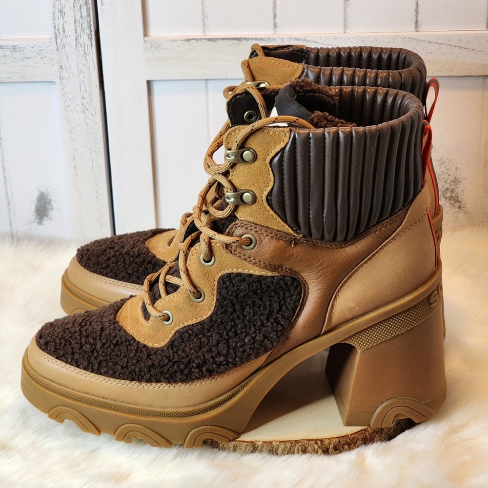SOREL Leather Brex Waterproof Lace-up Boots - Picture 5 of 10